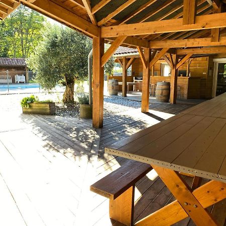 Ensemble de 3 villas avec piscine chauffée, esprit détente Sanguinet Esterno foto