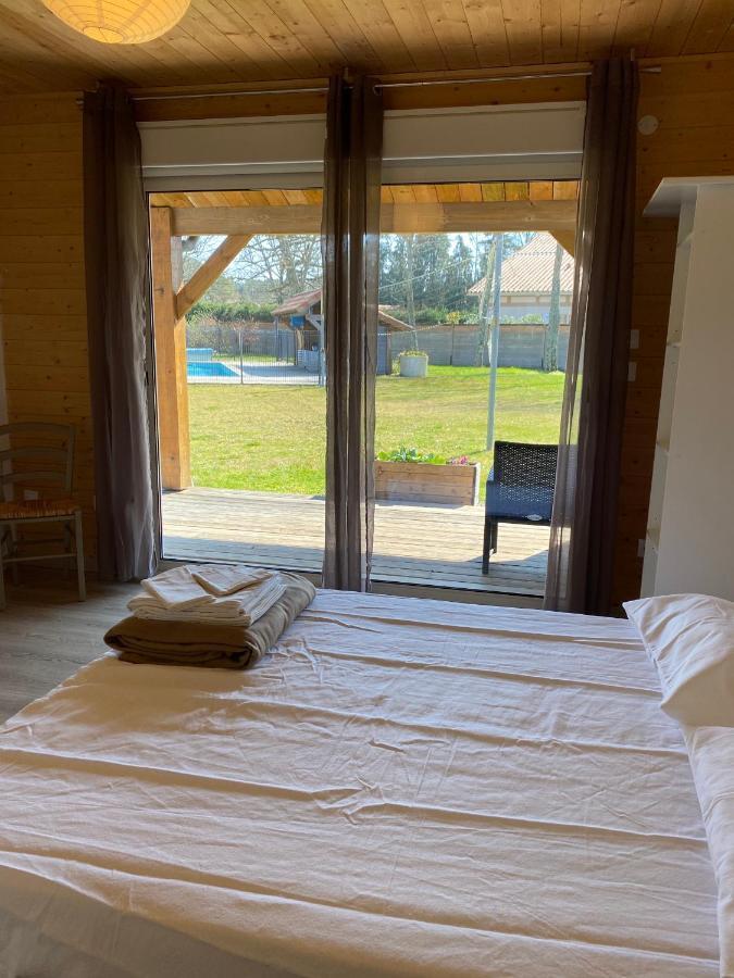 Ensemble de 3 villas avec piscine chauffée, esprit détente Sanguinet Esterno foto