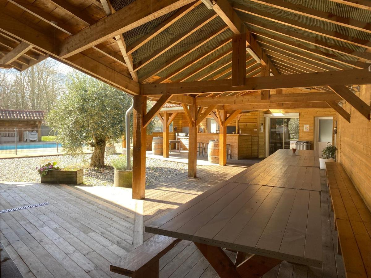 Ensemble de 3 villas avec piscine chauffée, esprit détente Sanguinet Esterno foto
