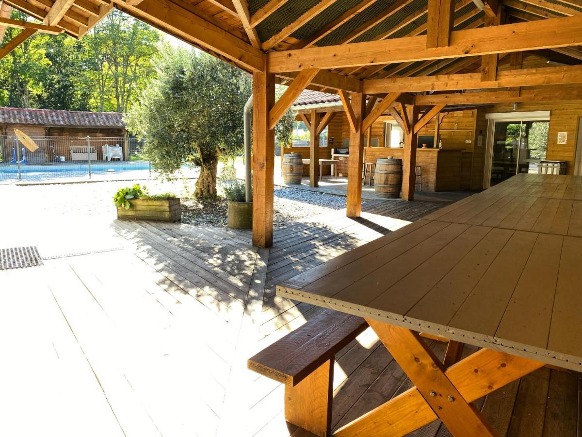 Ensemble de 3 villas avec piscine chauffée, esprit détente Sanguinet Esterno foto